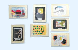 市民ホールロビー展示作品のイメージ